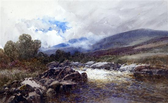 Frederick J. Widgery, watercolour, The River Dart, Dartmoor(-)